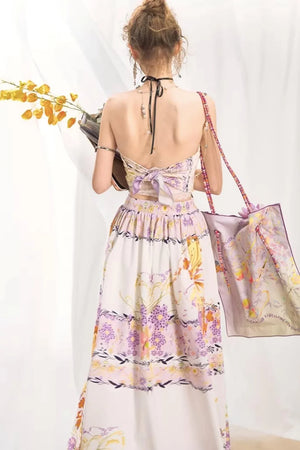 French Floral Resort Skirt Set-Up