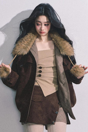 French Fur Collar Scarf
