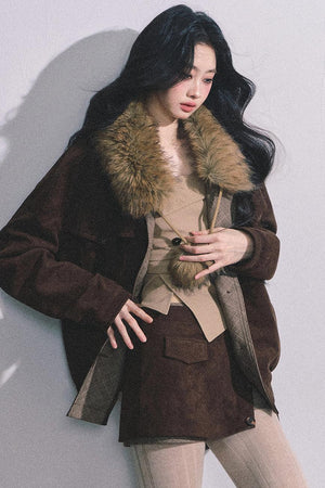 French Fur Collar Scarf