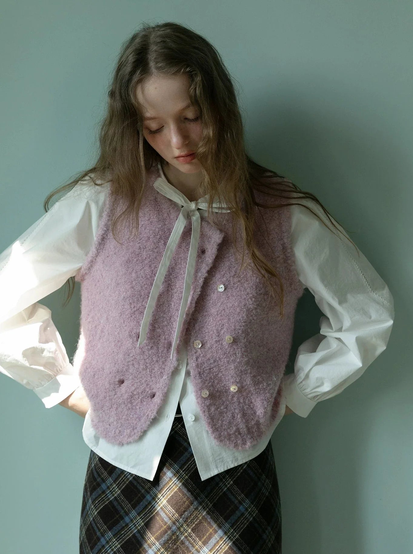 French gentle sweet layered top