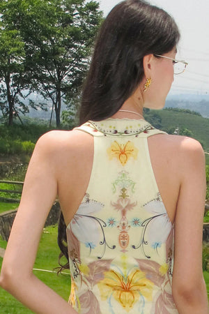 French Halterneck Fishtail Dress