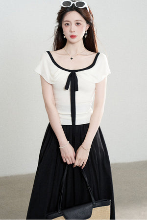 French Knit Summer Top