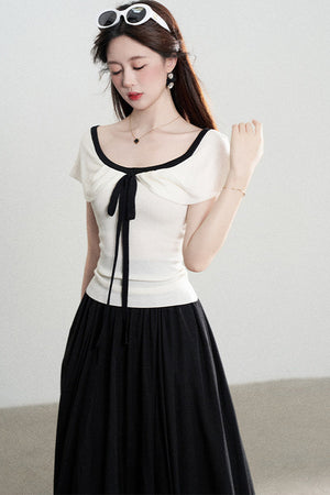 French Knit Summer Top