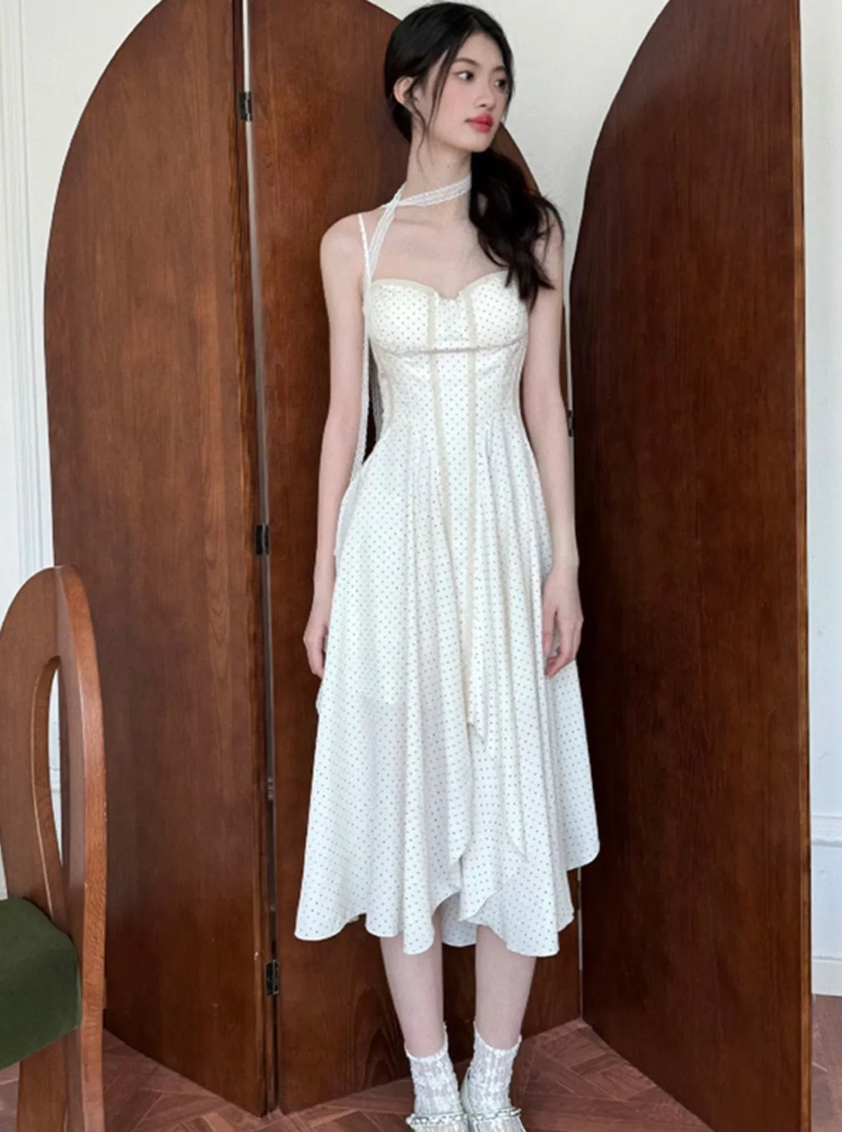 French Lace Bandeau Dress