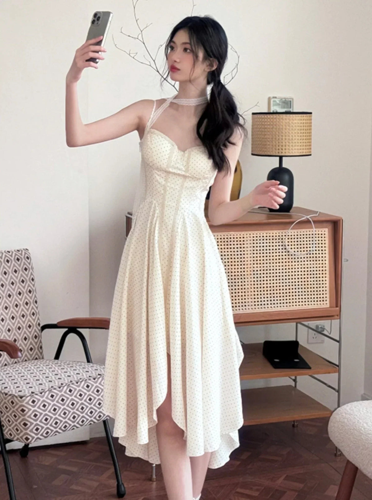 French Lace Bandeau Dress