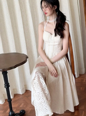 French Lace Bandeau Dress