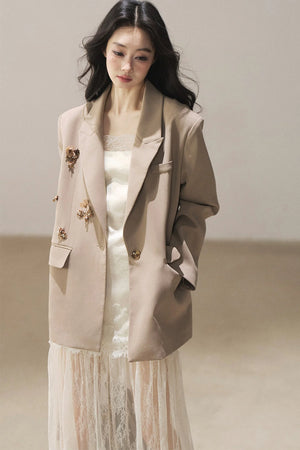 French Lace Camisole Dress and Jacket Set-Up