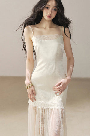 French Lace Camisole Dress and Jacket Set-Up