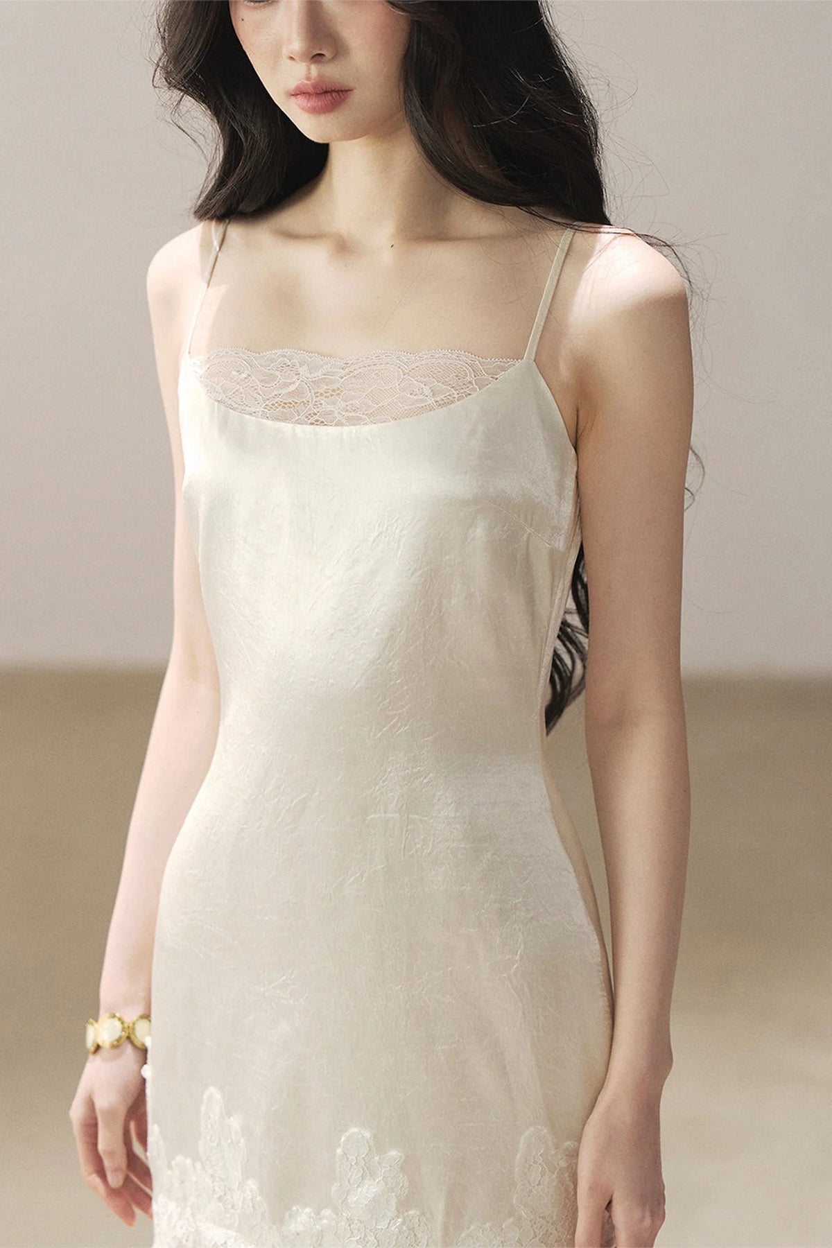 French Lace Camisole Dress and Jacket Set-Up