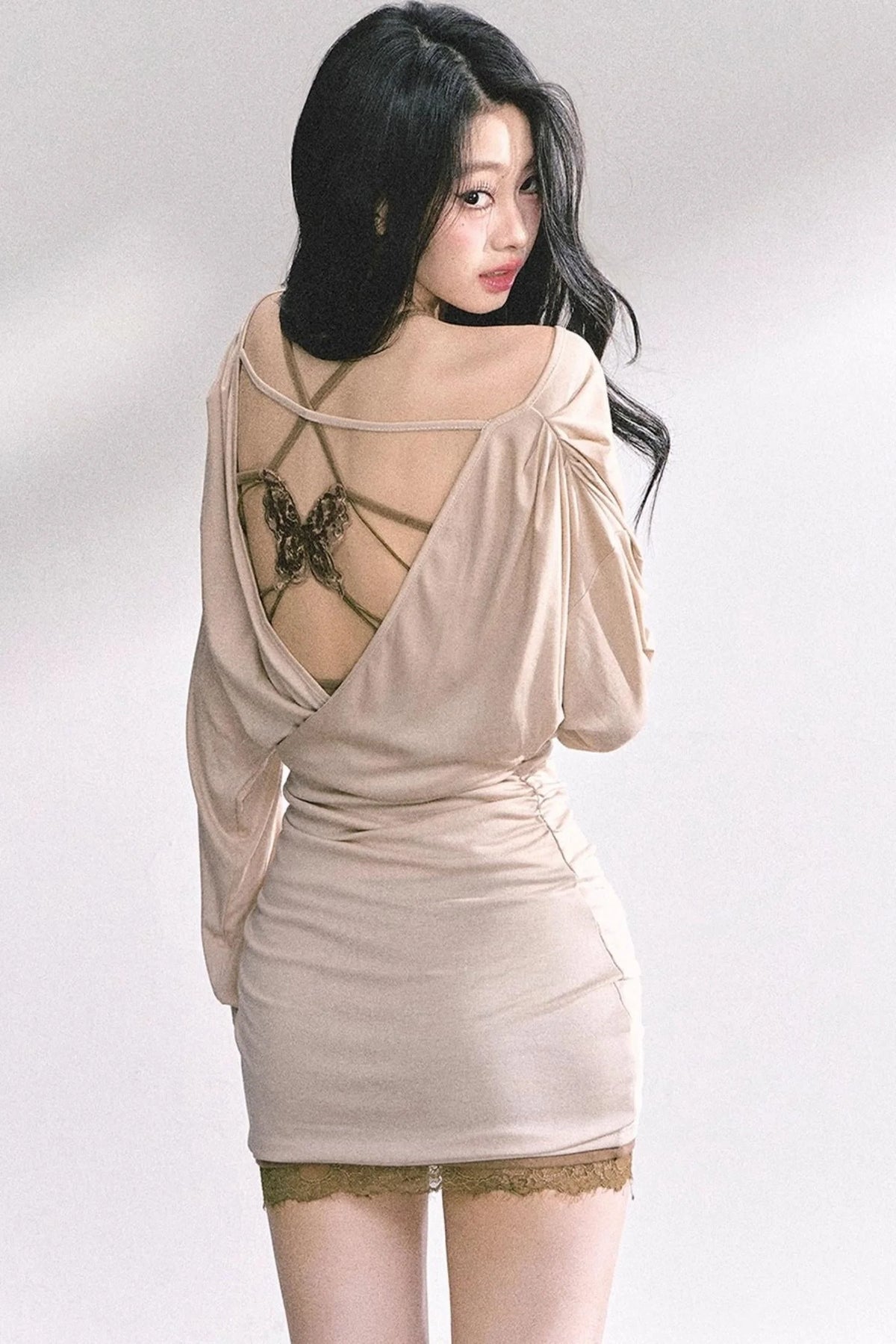French Lace Dress Set