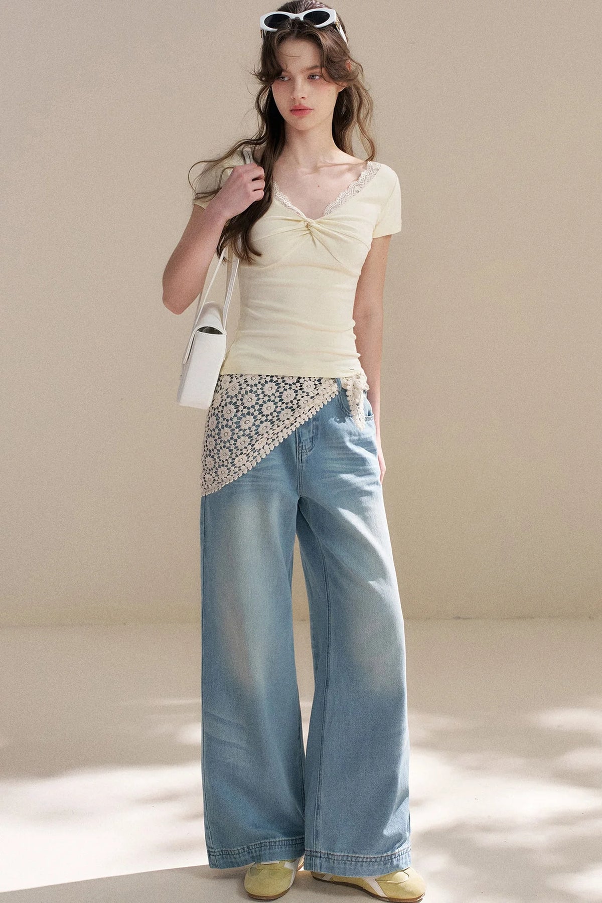 French Lace Knitted Top