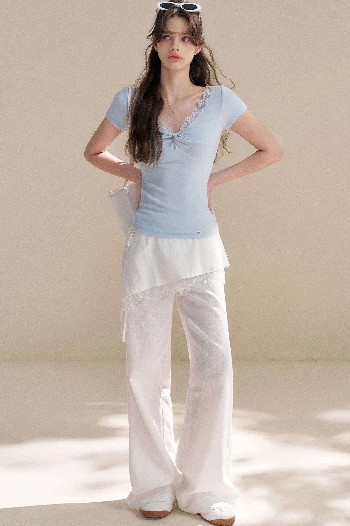 French Lace Knitted Top