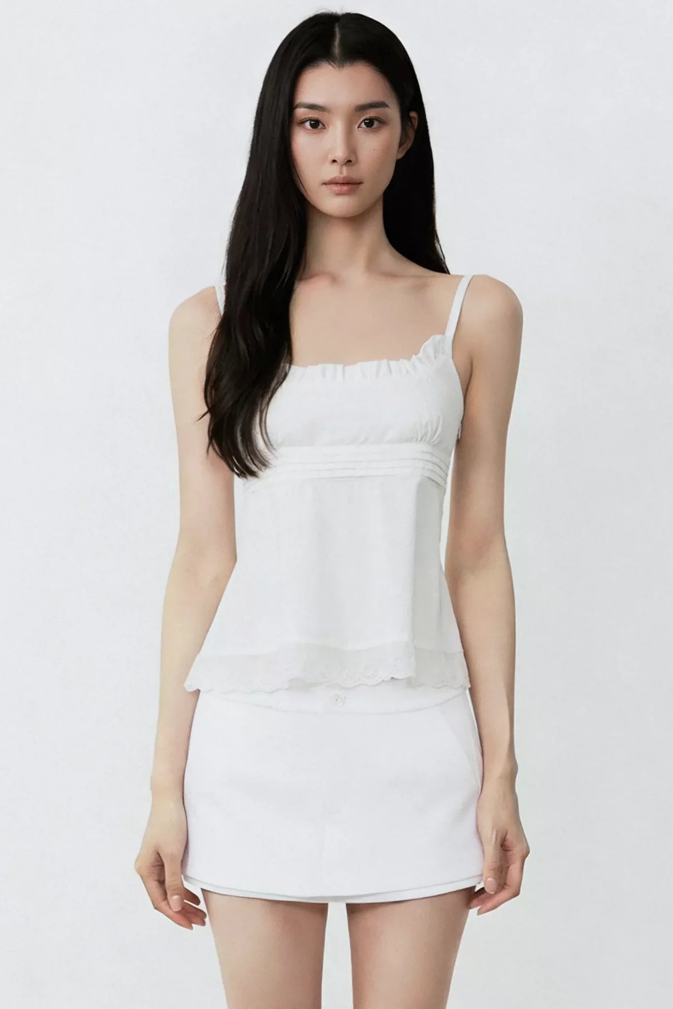 French Lace Patchwork Camisole Top