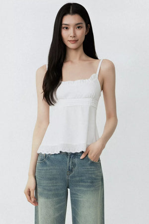 French Lace Patchwork Camisole Top