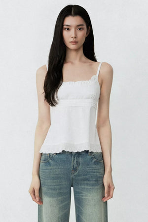 French Lace Patchwork Camisole Top