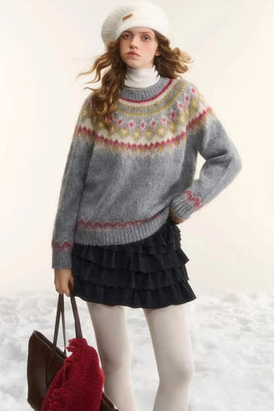 French Lace Retro Skirt