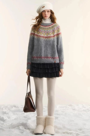 French Lace Retro Skirt