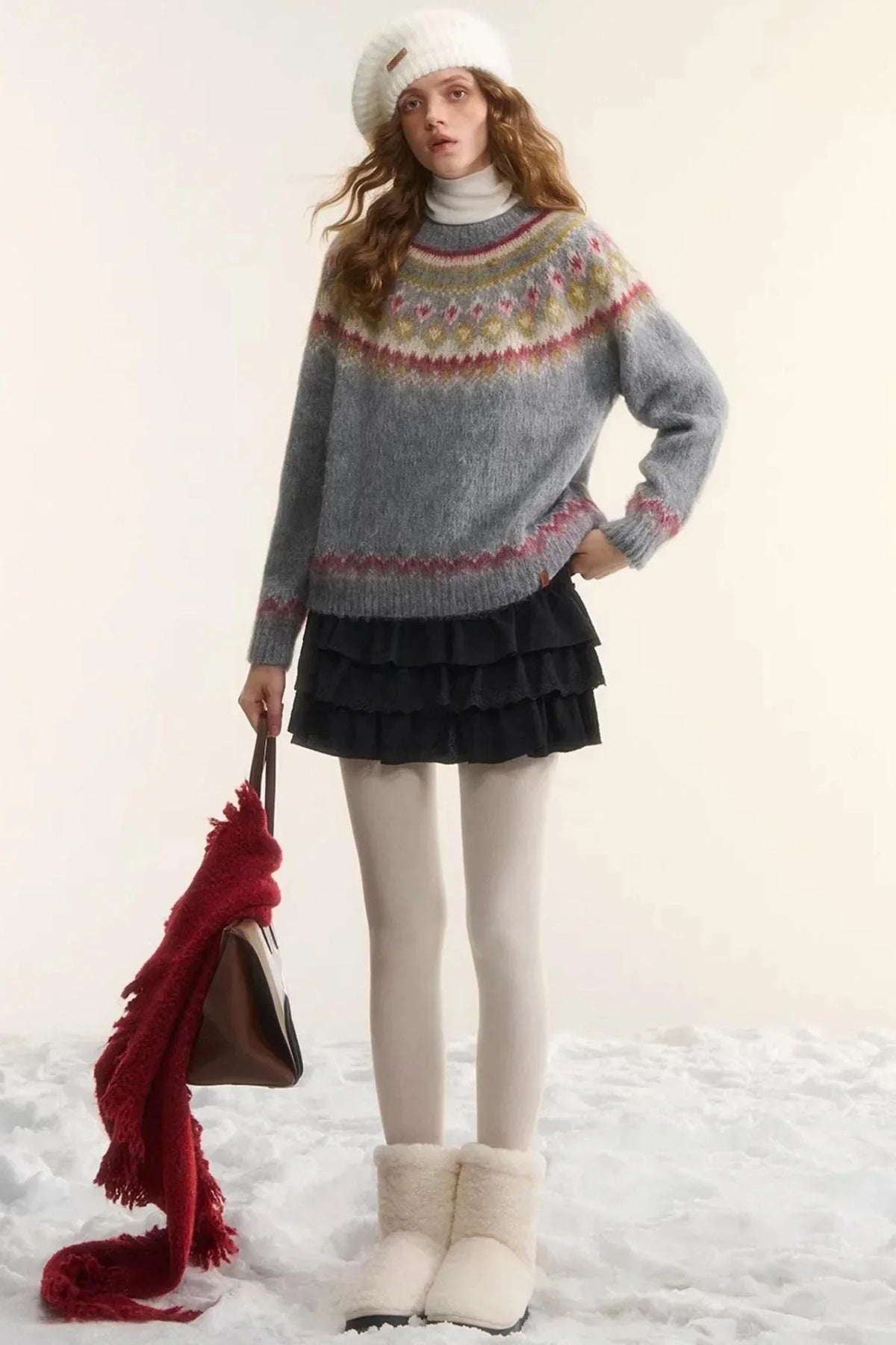 French Lace Retro Skirt