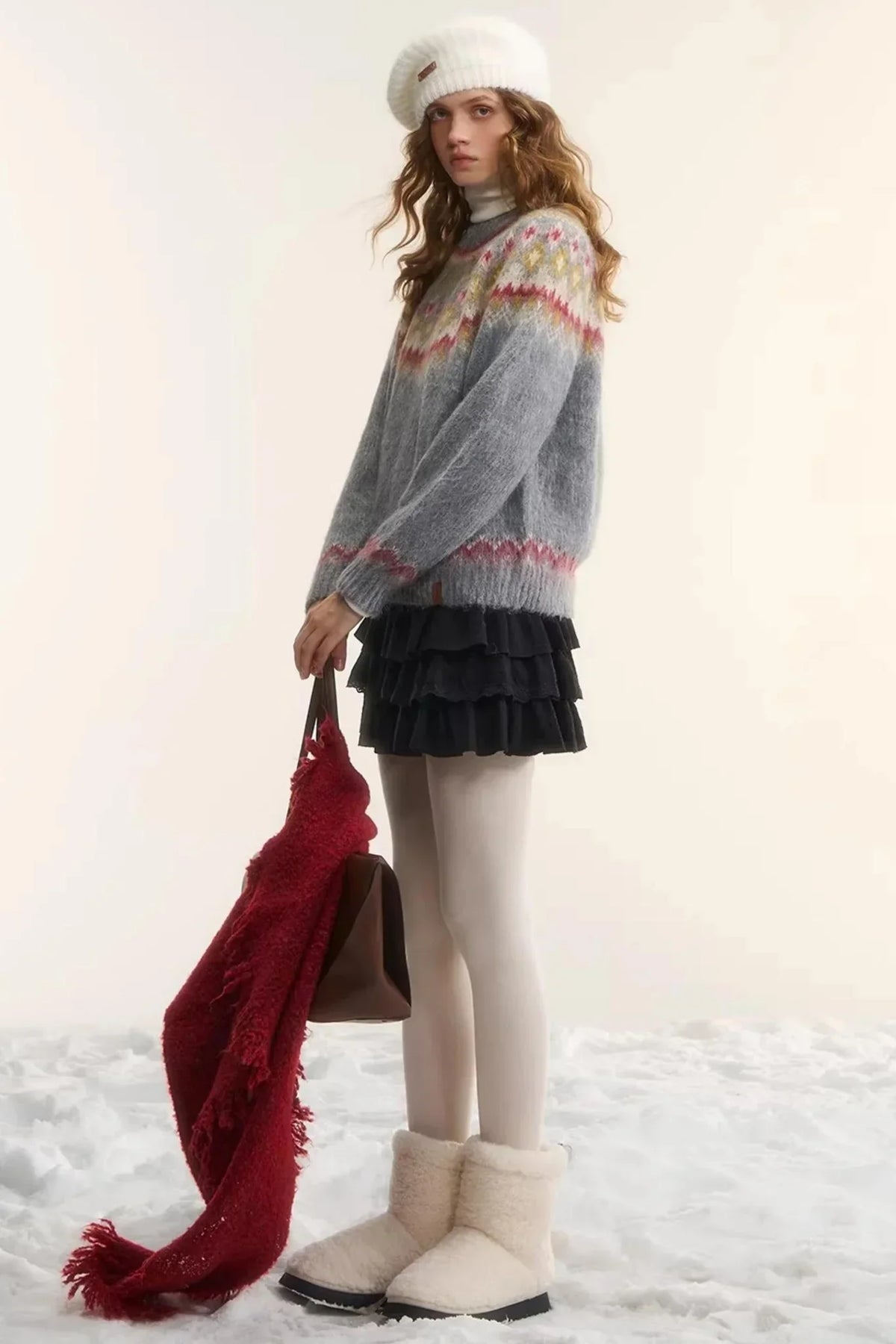 French Lace Retro Skirt