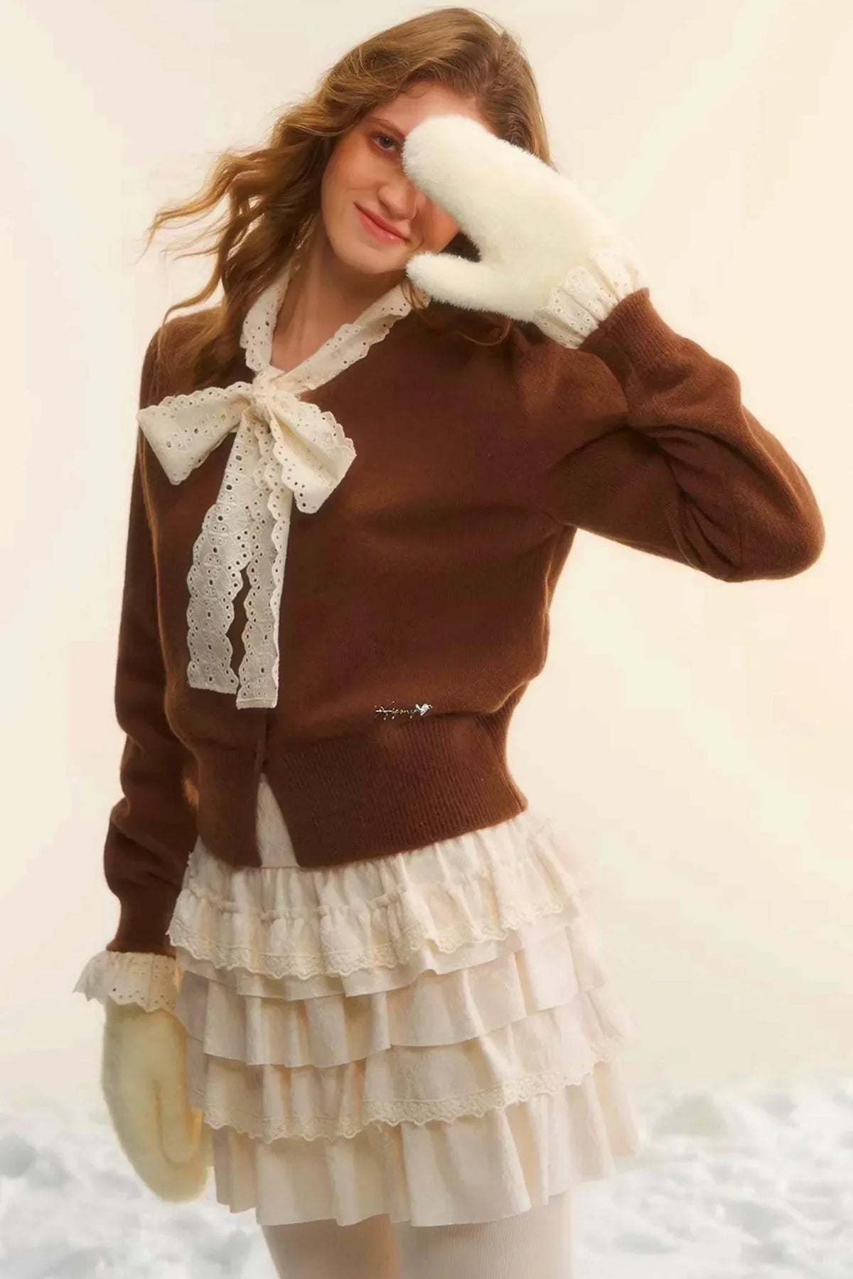 French Lace Retro Skirt
