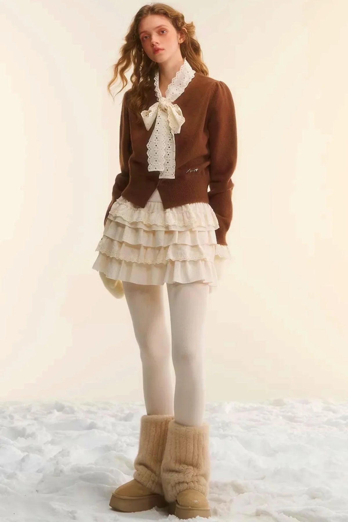 French Lace Retro Skirt