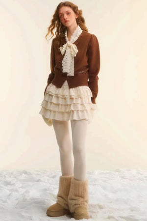French Lace Retro Skirt