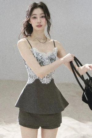 French Lace Summer Suit Set-Up