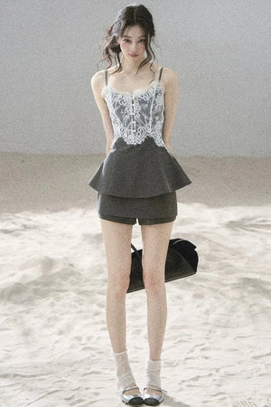 French Lace Summer Suit Set-Up