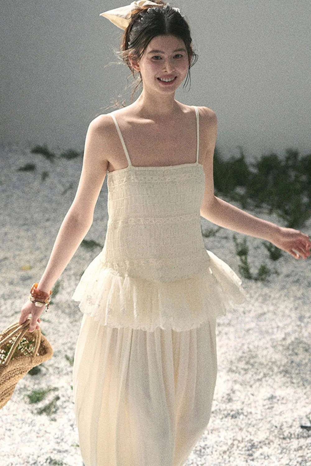 French Lace Summer Top Pants Set-Up