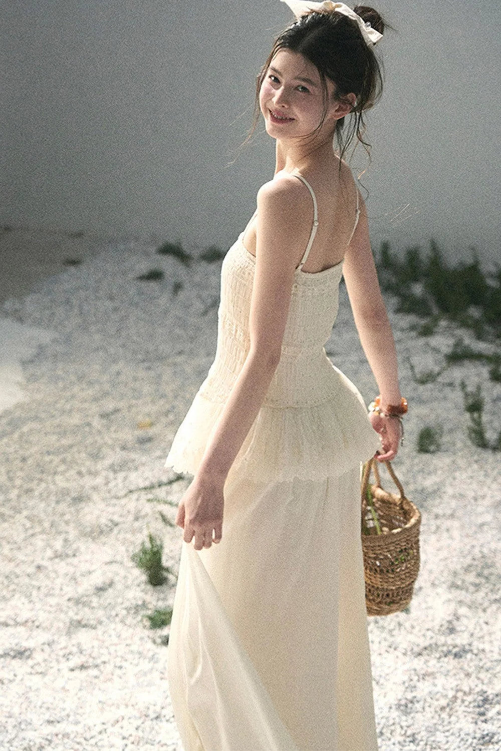 French Lace Summer Top Pants Set-Up
