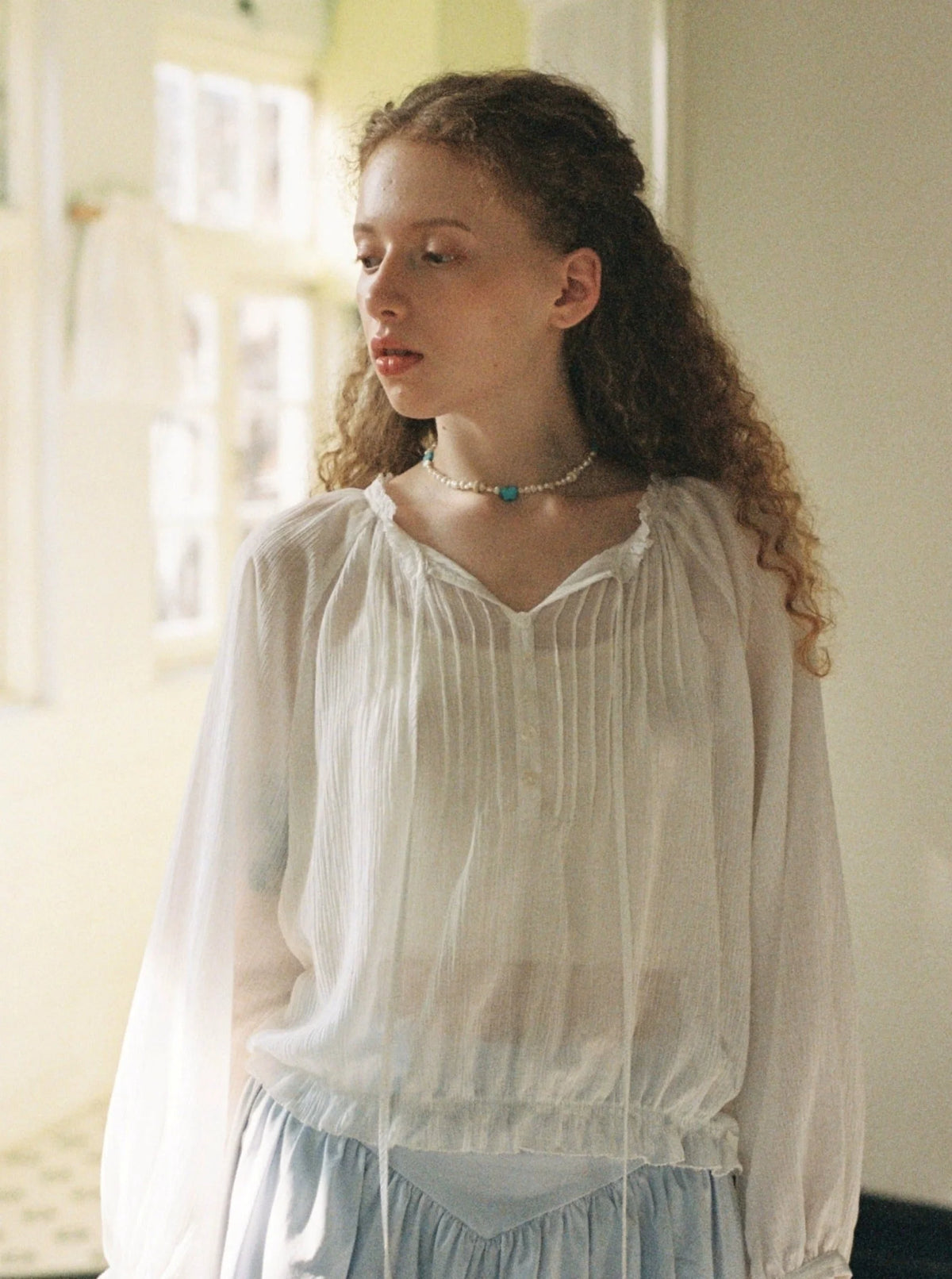 French Lace Sunscreen Shirt