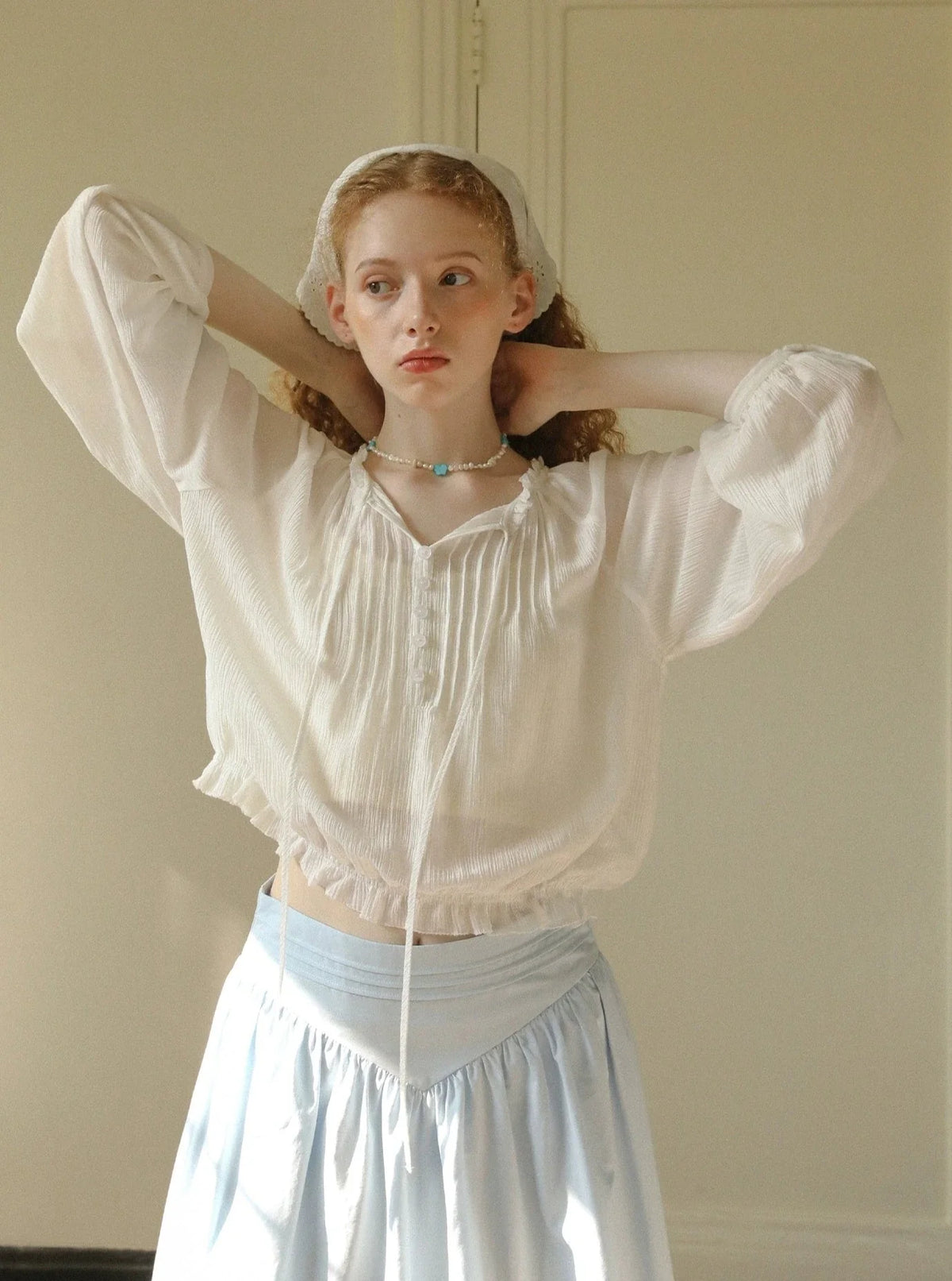 French Lace Sunscreen Shirt