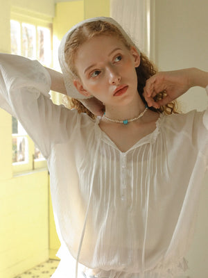 French Lace Sunscreen Shirt