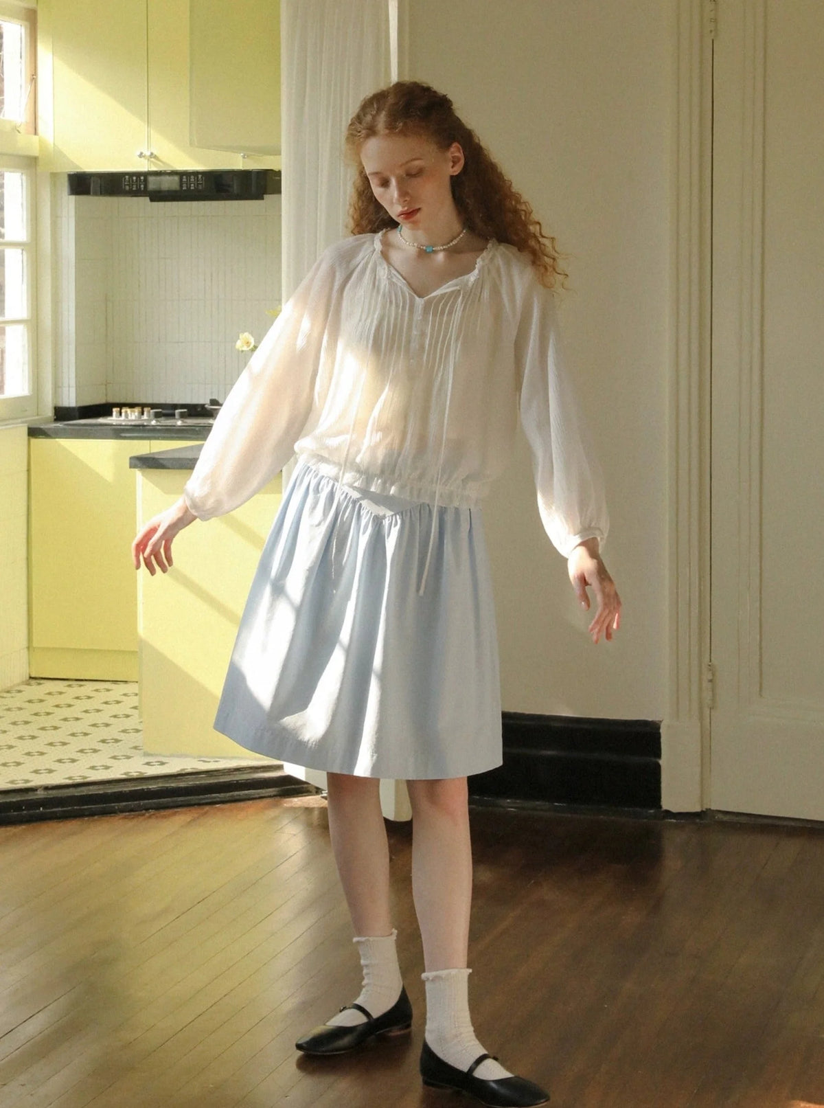French Lace Sunscreen Shirt