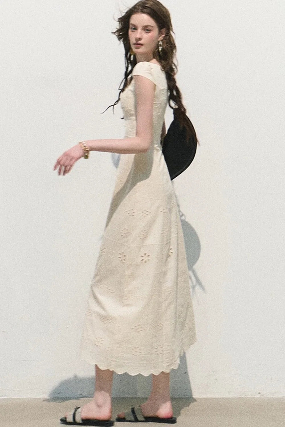 French Lace Suspender Dress