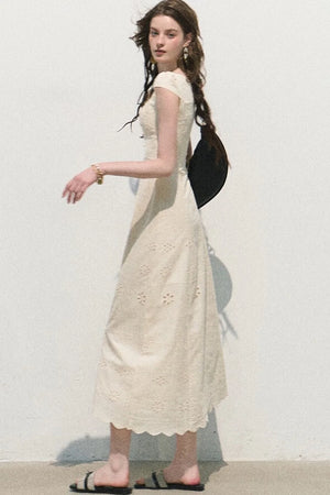 French Lace Suspender Dress
