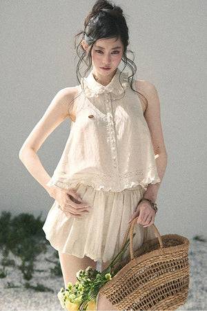 French Lace Top and Bud Skirt Set-Up