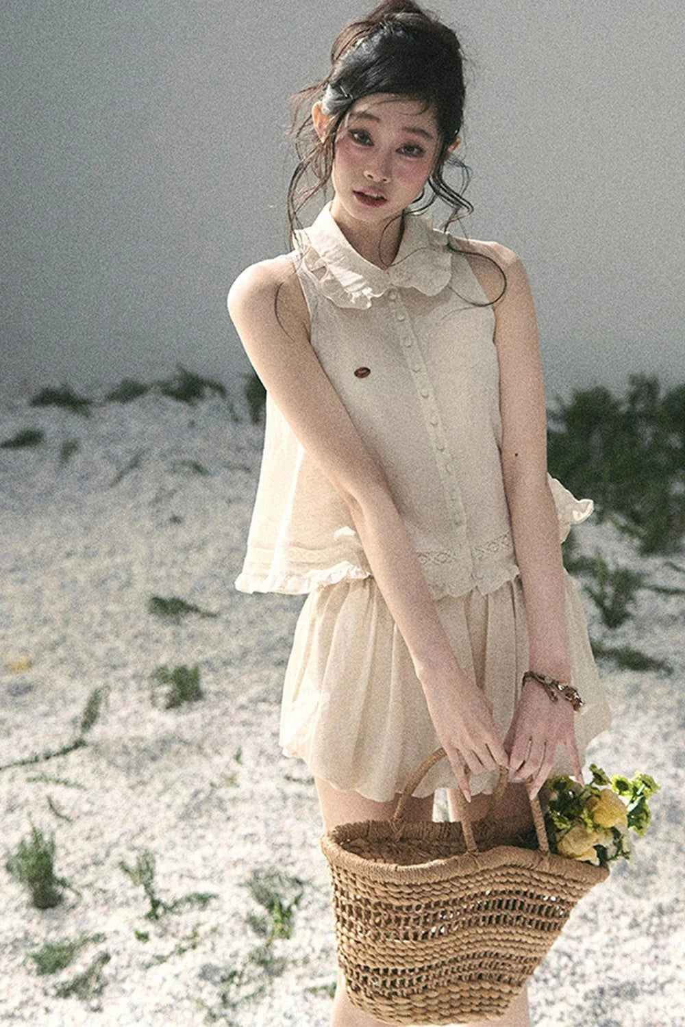 French Lace Top and Bud Skirt Set-Up
