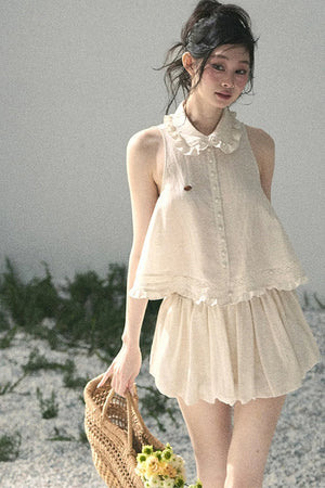 French Lace Top and Bud Skirt Set-Up