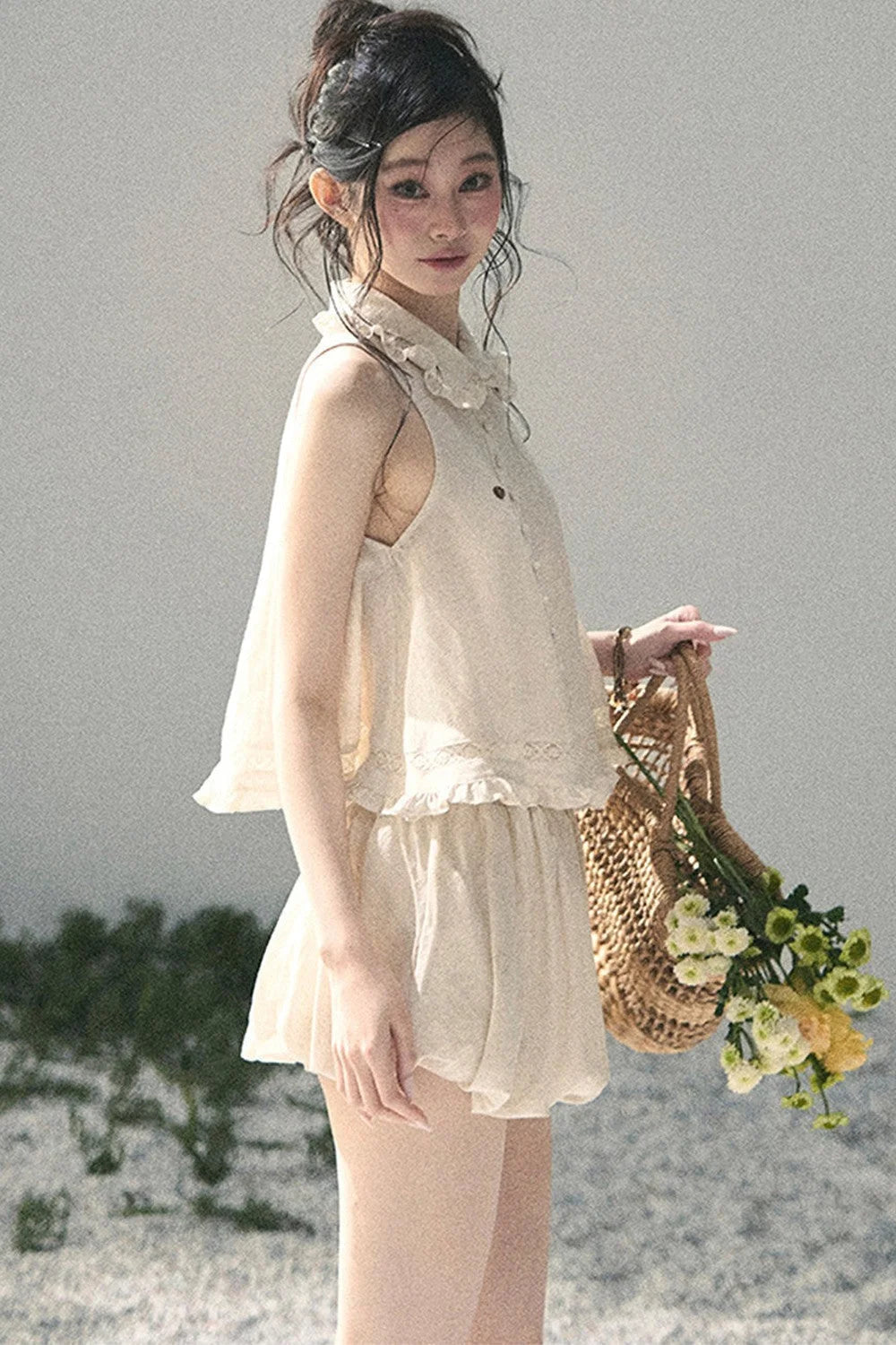 French Lace Top and Bud Skirt Set-Up