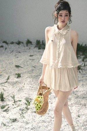 French Lace Top and Bud Skirt Set-Up