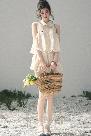 French Lace Top and Bud Skirt Set-Up