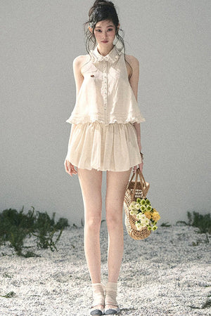 French Lace Top and Bud Skirt Set-Up