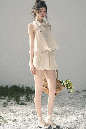 French Lace Top and Bud Skirt Set-Up