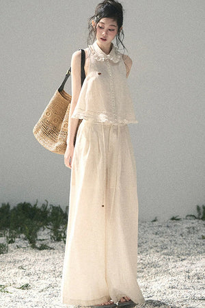 French Lace Top and Bud Skirt Set-Up