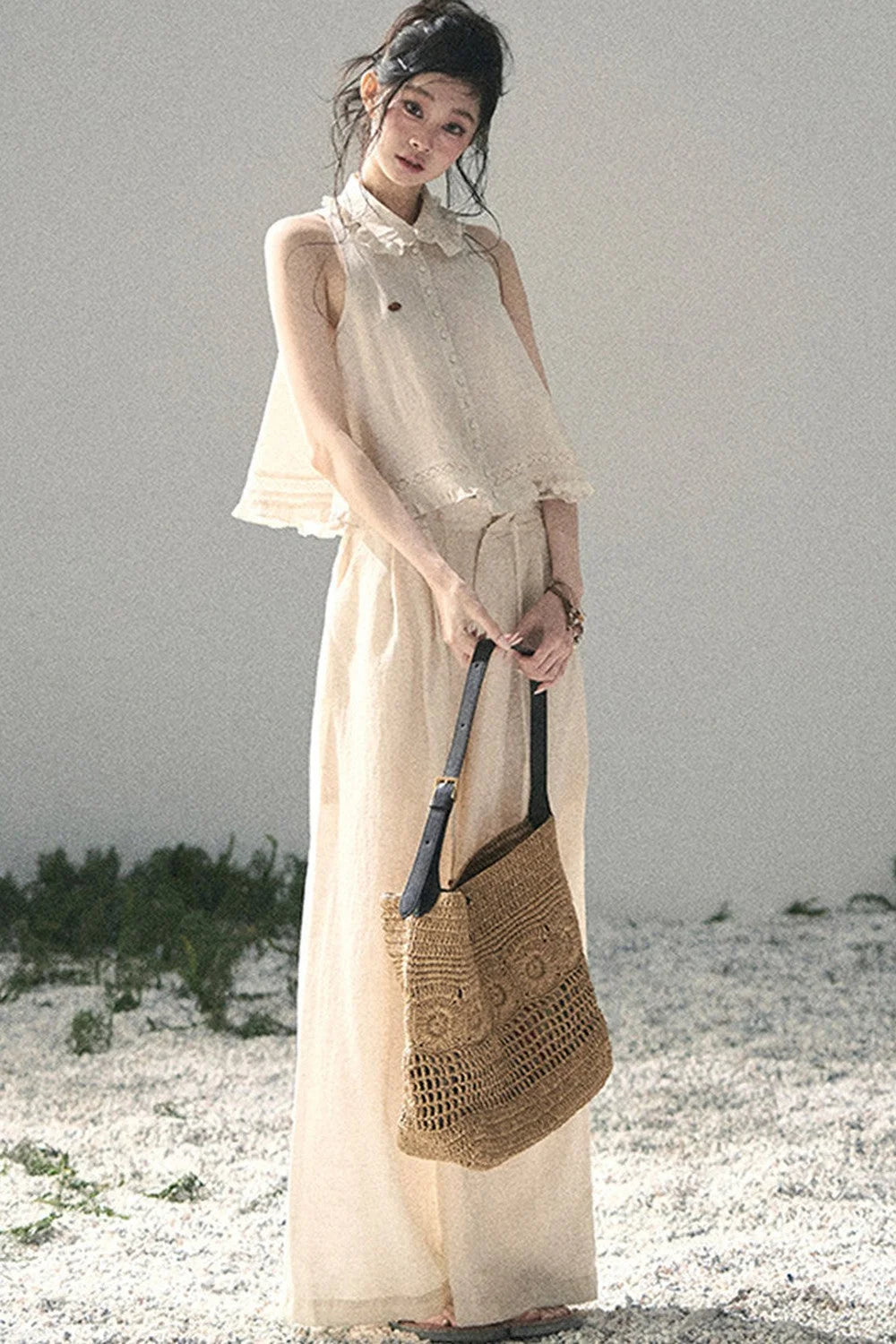 French Lace Top and Bud Skirt Set-Up
