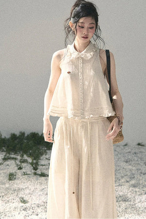French Lace Top and Bud Skirt Set-Up