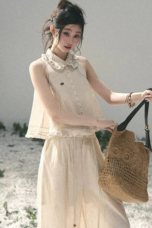 French Lace Top and Bud Skirt Set-Up