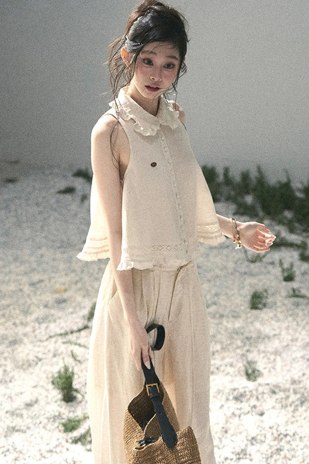 French Lace Top and Bud Skirt Set-Up