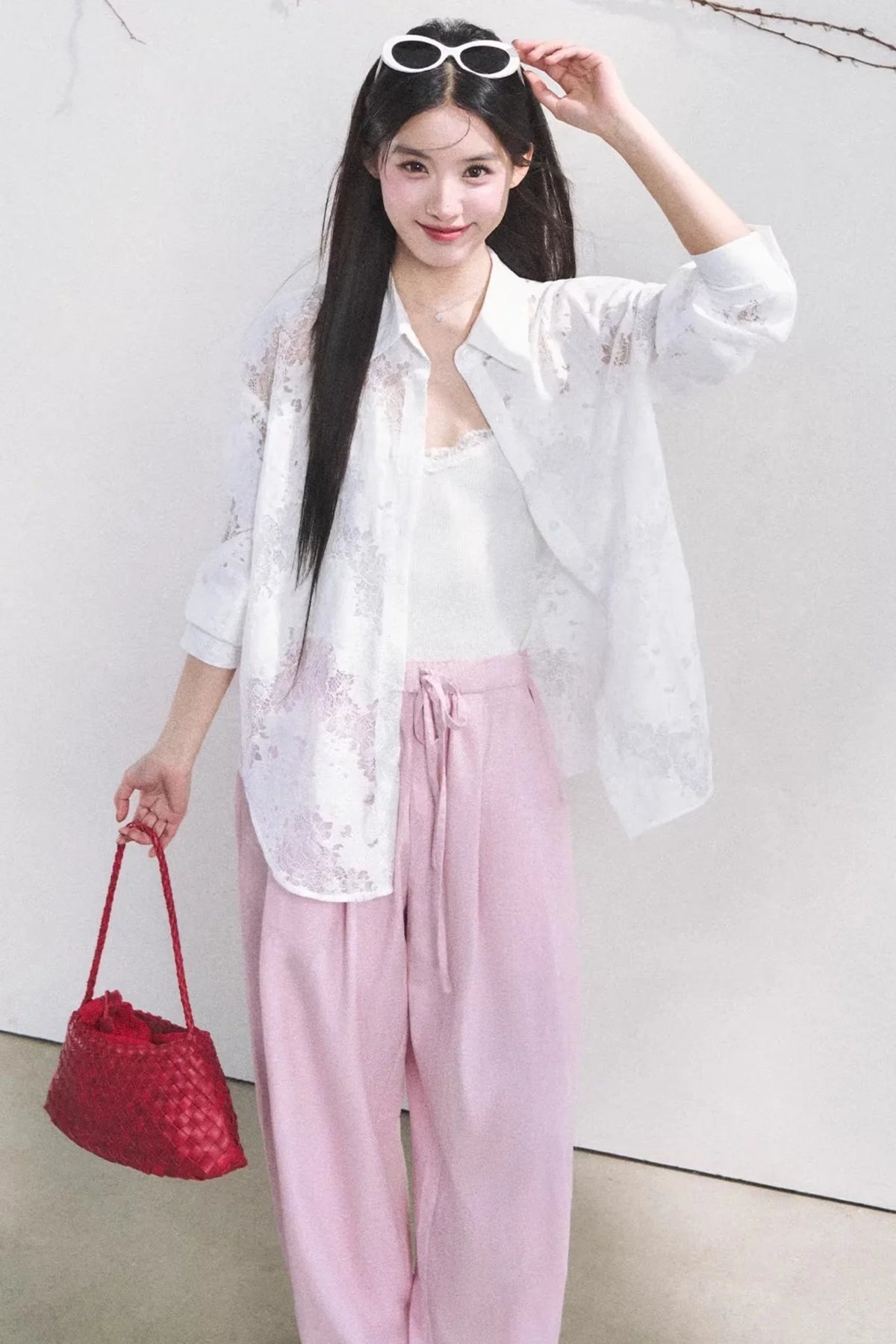 French Love Lace Shirt
